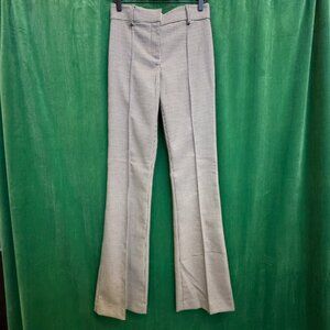 Veronica Beard Hibiscus Houndstooth High Waist Wide Leg Flared Pants US 0 NWT